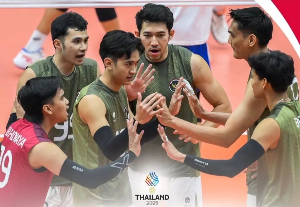 Timnas Voli Putra Indonesia Runner Up SEA Games 2025: Final 5 Set vs Thailand