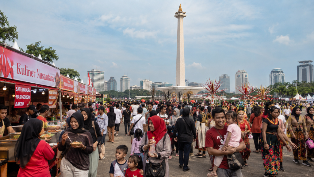 Karnaval dan Kuliner Nusantara Gratis Meriahkan HUT ke-81 RI 3 Partisipasi masyarakat dalam Pesta Rakyat HUT RI ke-81
